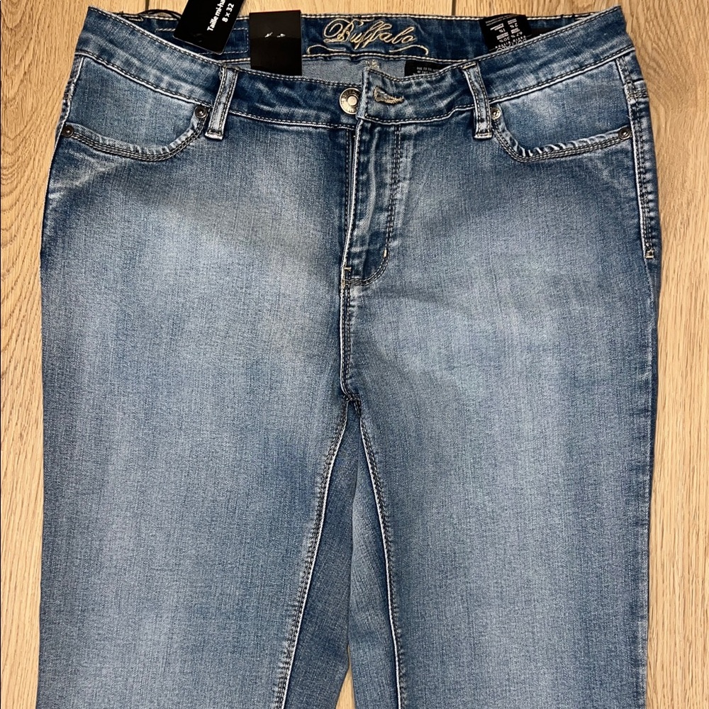Buffalo David Bitton Denim Blue Straight Leg Jeans - NWT - Picture 10 of 14
